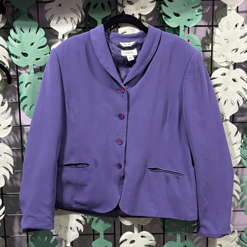 Talbots Lavender Blazer - image 1